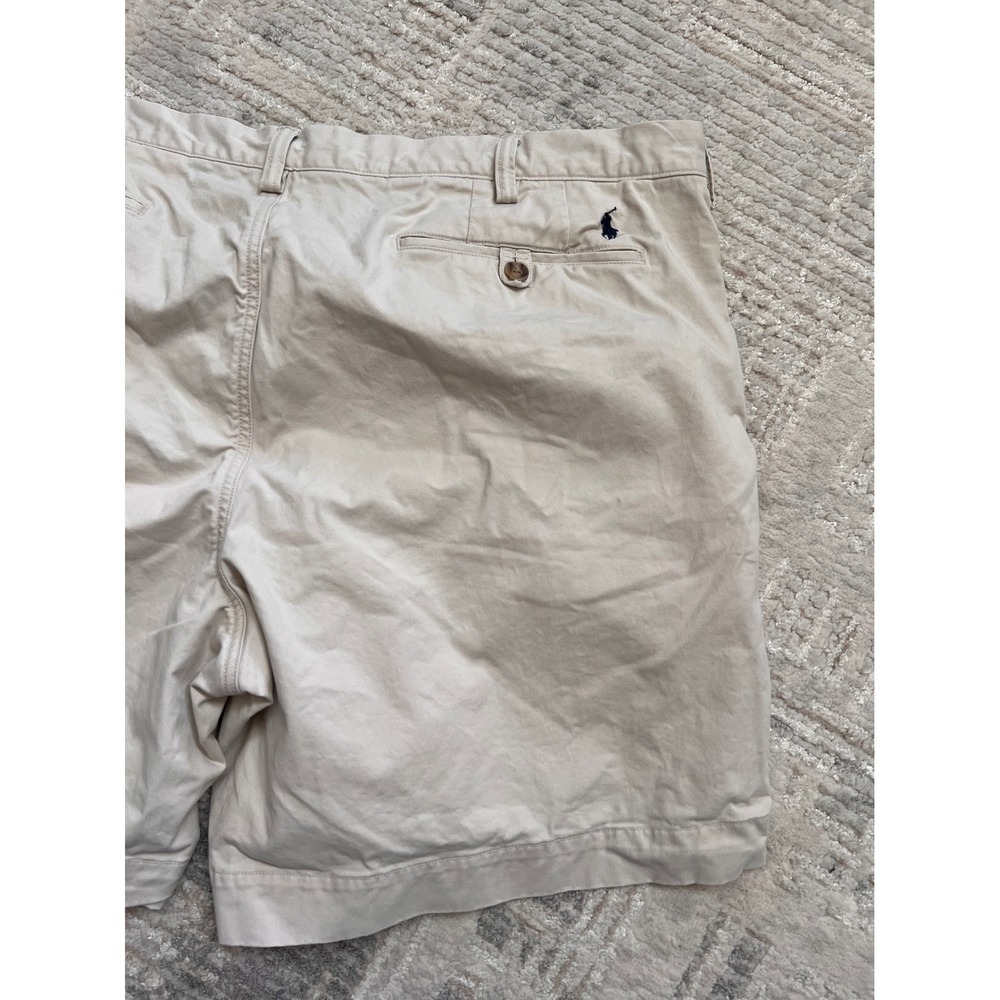 Polo Ralph Lauren Mens Chino Shorts 42 Stretch Straight Fit Beige Casual - Picture 12 of 16
